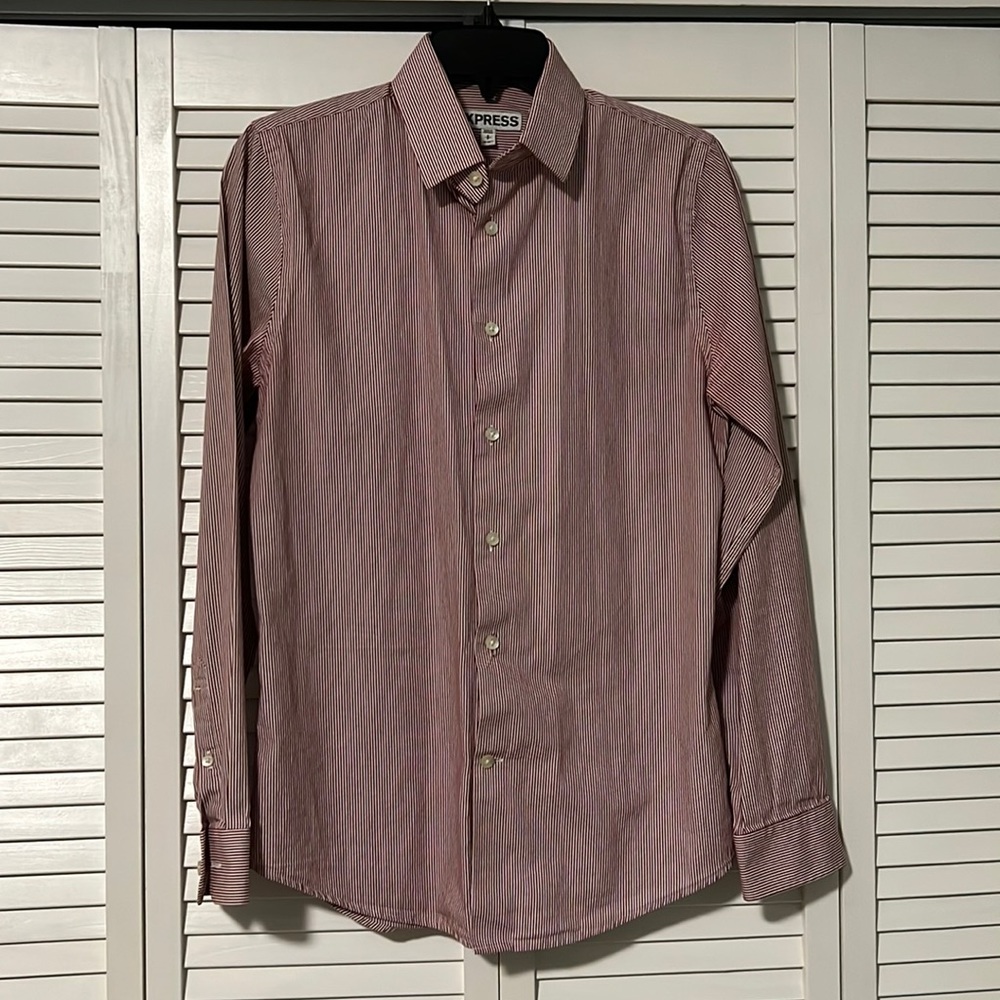 Express Men’s Extra Slim Button Down Shirt